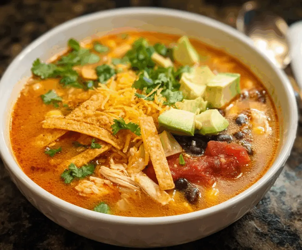 Homemade Tortilla Soup