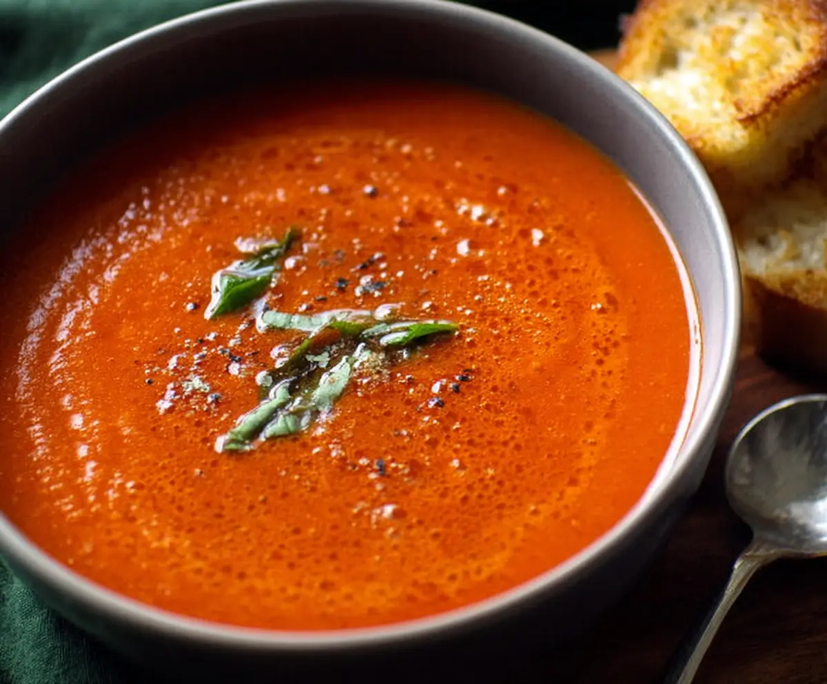 Easy Smooth Tomato Soup Recipe