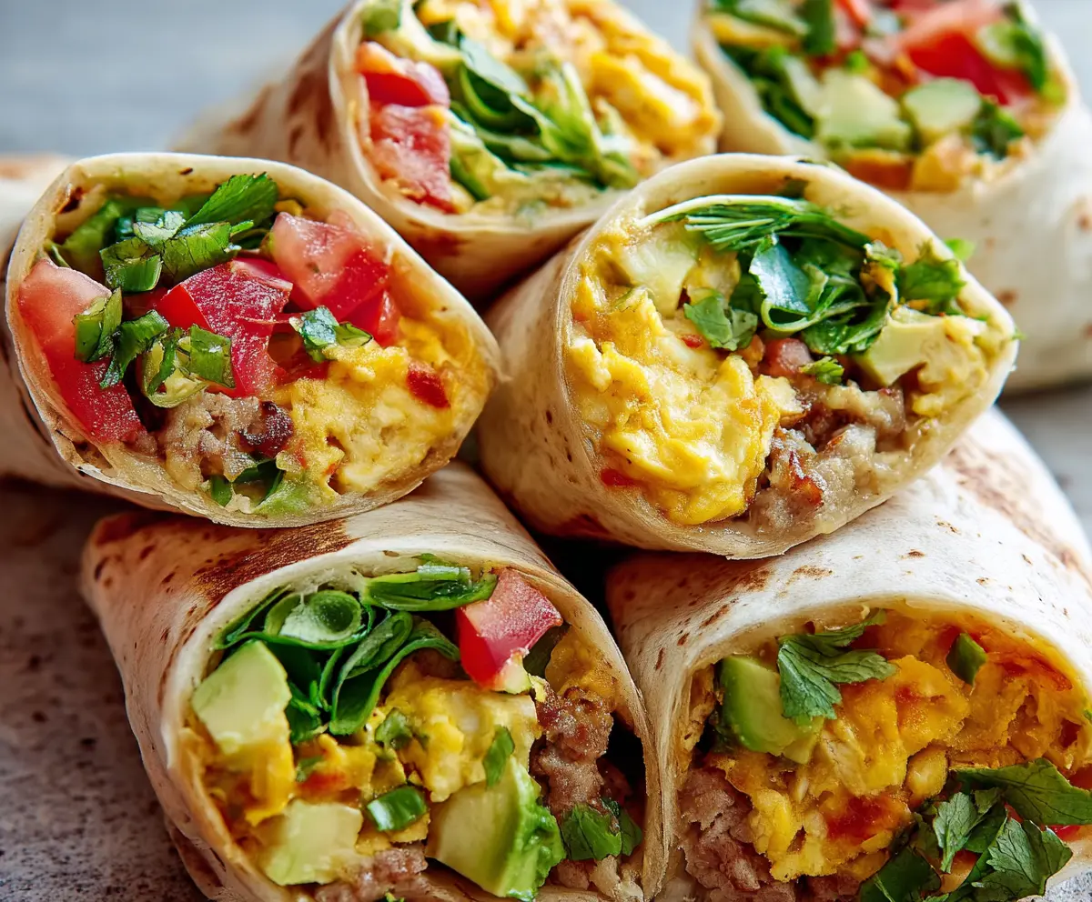 Healthy Breakfast Burritos Recipe