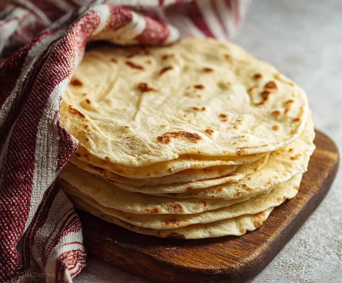 Easy 4-Ingredient Sourdough Tortillas