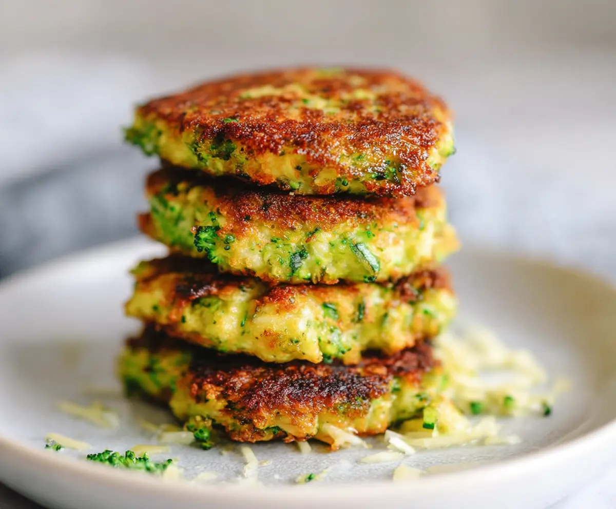 Easy Broccoli Cheese Patties Recipe