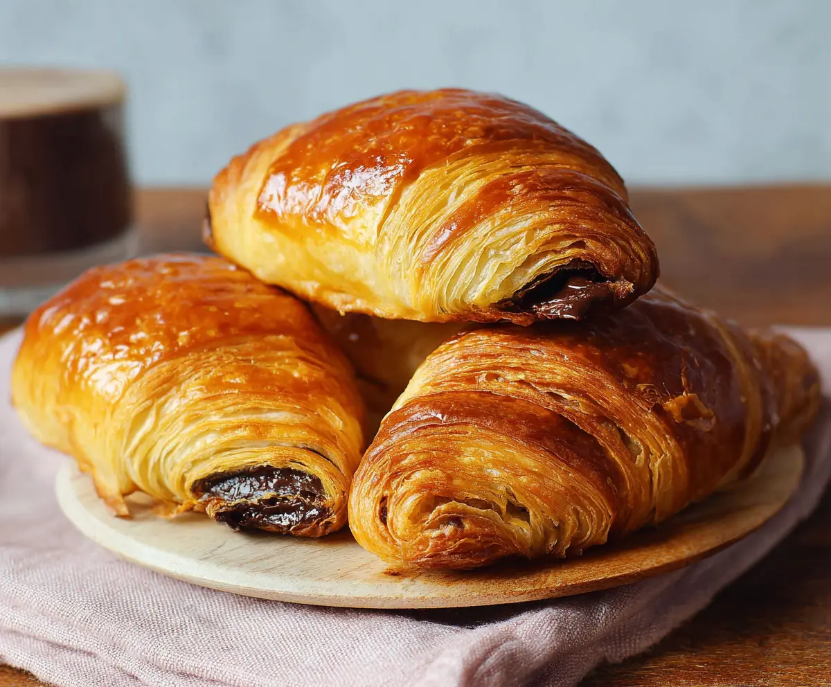 Easy Chocolate Croissants Recipe