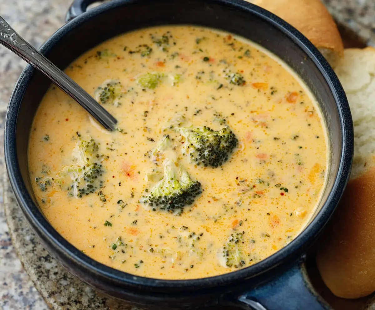 Creamy Panera Broccoli Cheese Soup