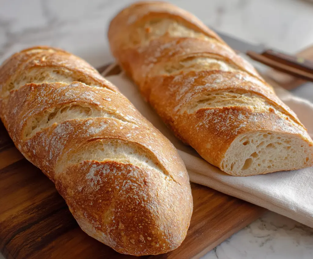 Quick Sourdough Discard French Bread
